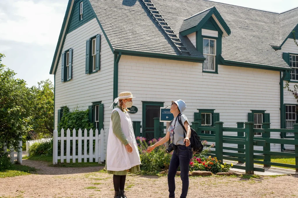 Gardens and farmyard at Green Gables Heritage Place in Cavendish