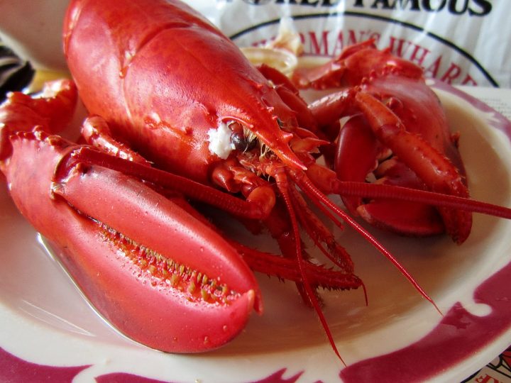 A lobster supper in North Rustico, Prince Edward Island