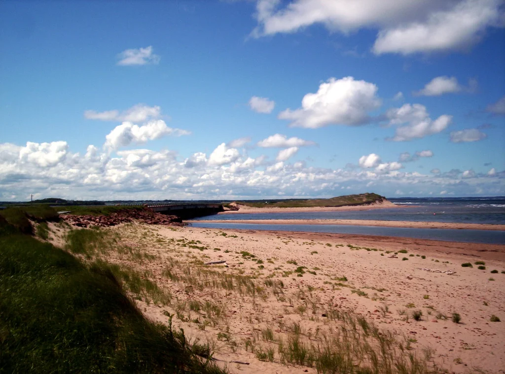 Natural beach in Prince Edward Island National Park